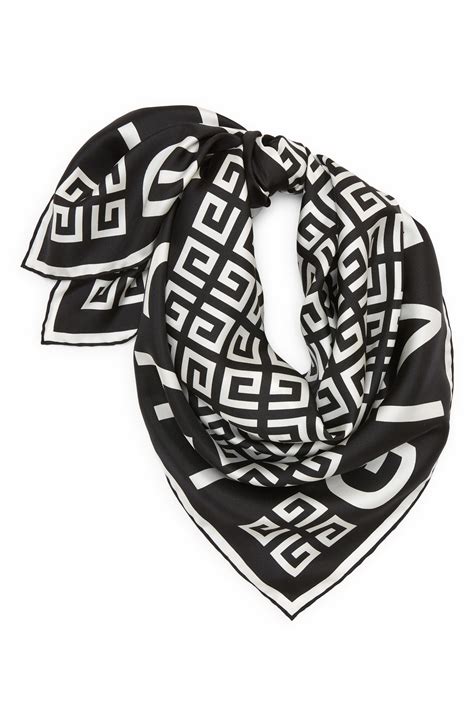 givenchy logo silk scarf|givenchy scarf tk maxx.